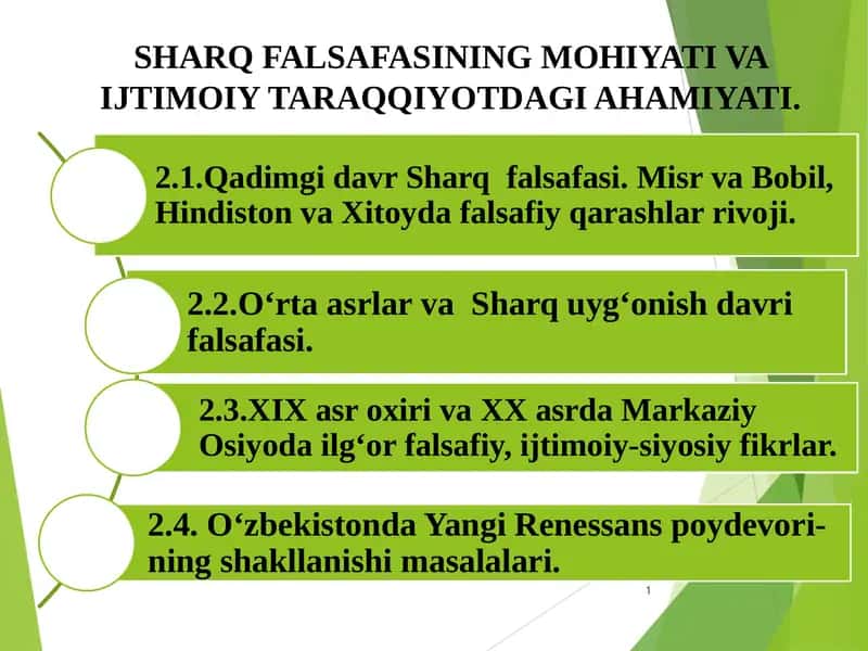SHARQ FALSAFASINING MOHIYATI VA IJTIMOIY TARAQQIYOTDAGI AHAMIYATI 1