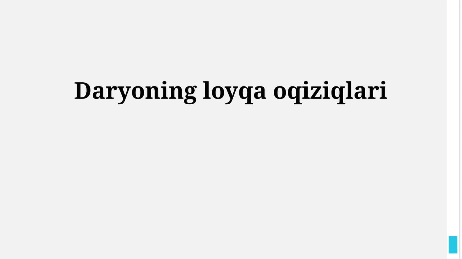 Daryoning loyqa oqiziqlari 1