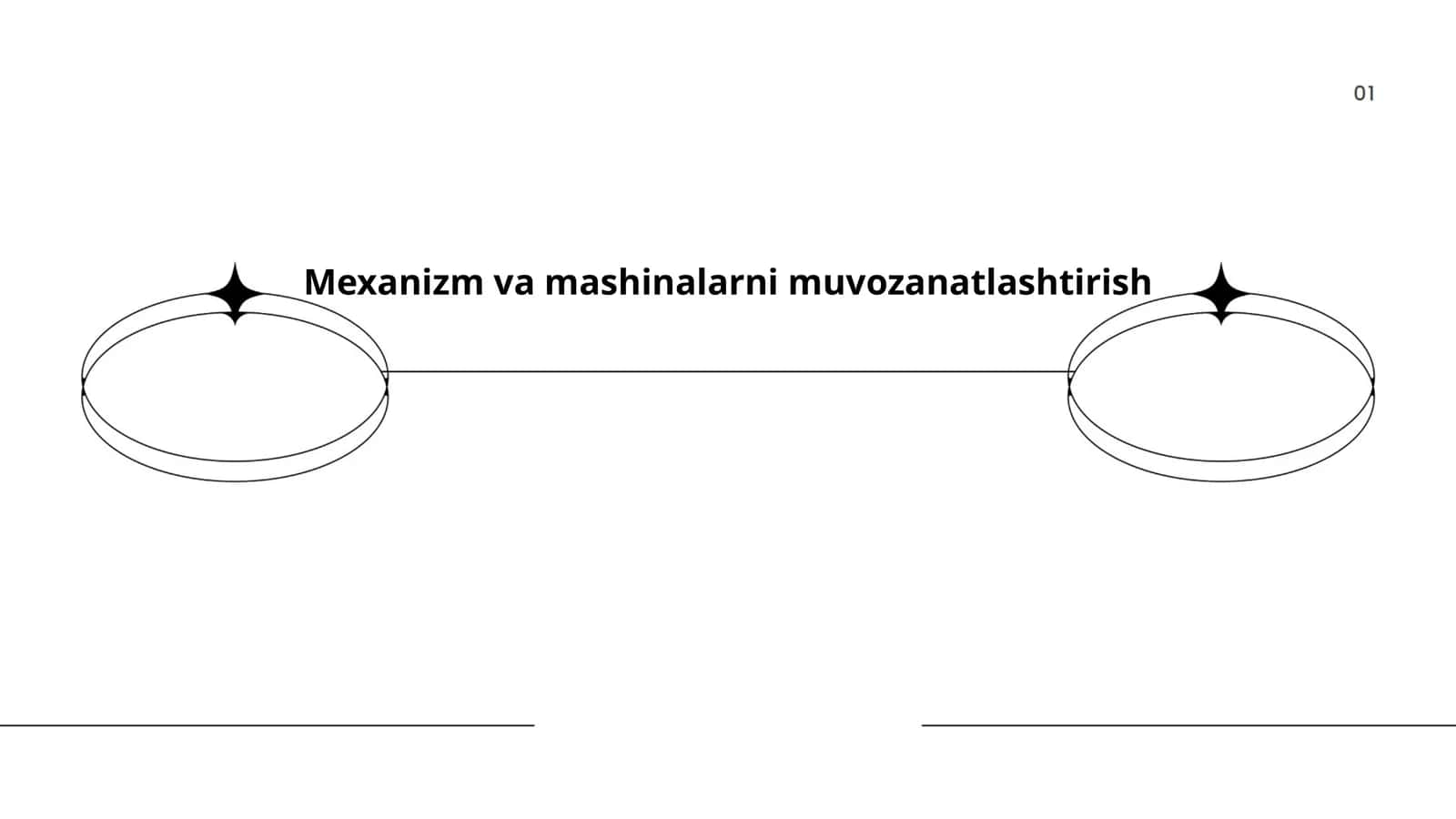 Statik muvozanatlashtirish 1