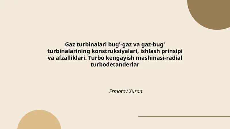 Gaz turbinalari 1