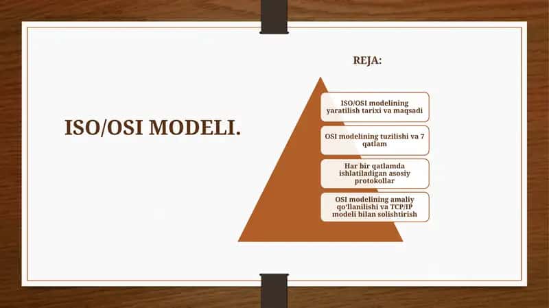 ISO/OSI MODELI 1