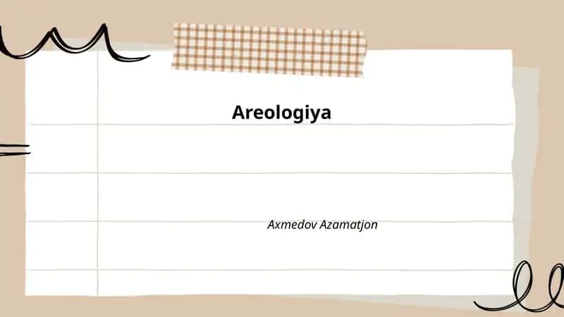 Areologiya 1