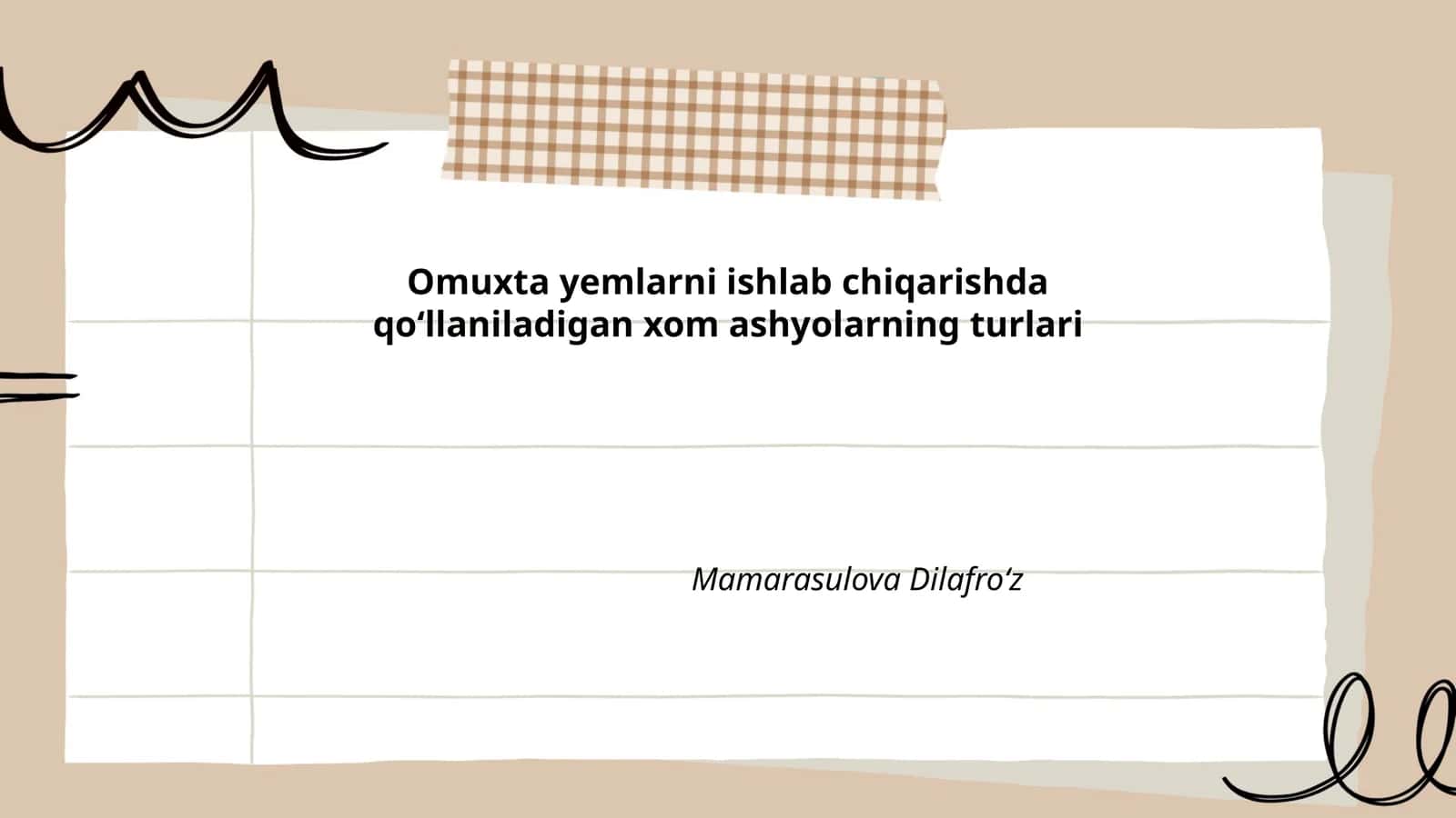 Omuxta yemlarni ishlab chiqarishda qoʻllaniladigan xom ashyolarning turlari 1