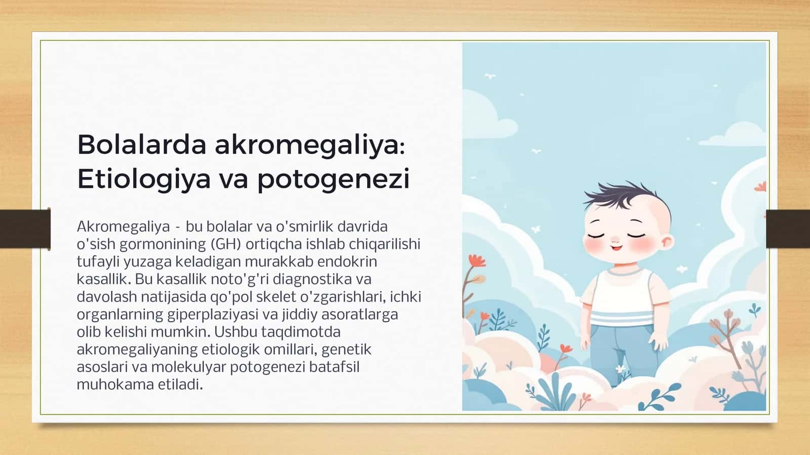 Bolalarda akromegaliya: Etiologiya va potogenezi 1