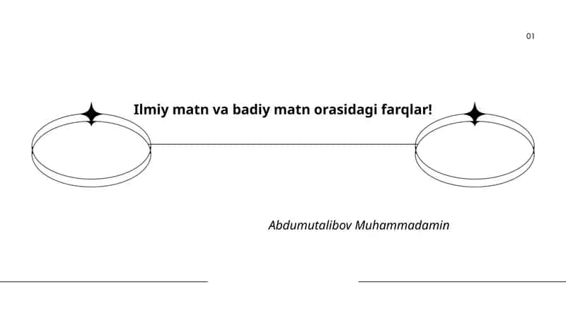 Ilmiy matn va badiy matn 1