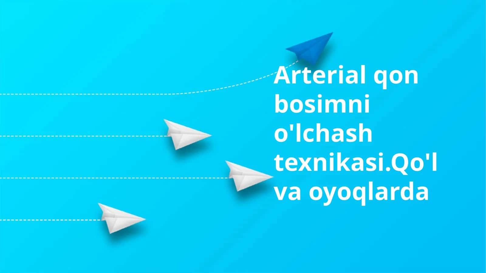 Qon bosimini o'lchash texnikasi 1