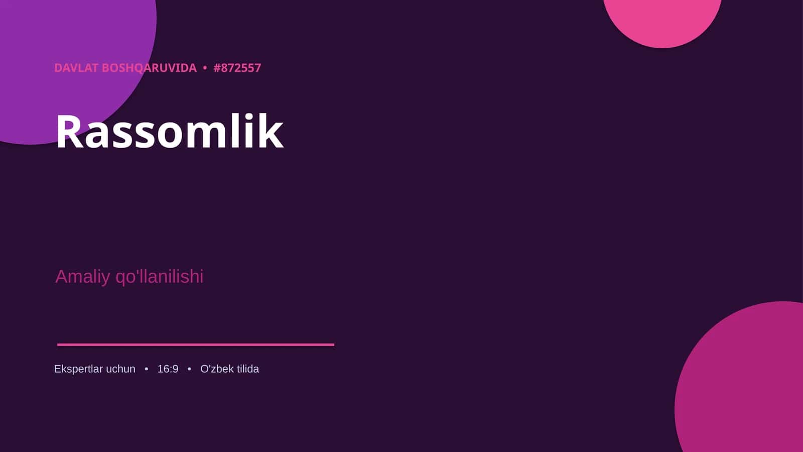 Rassomlik 1