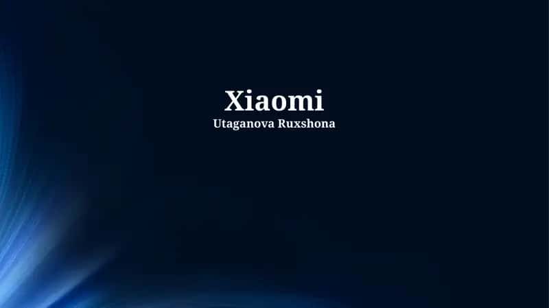 Xiaomi 1