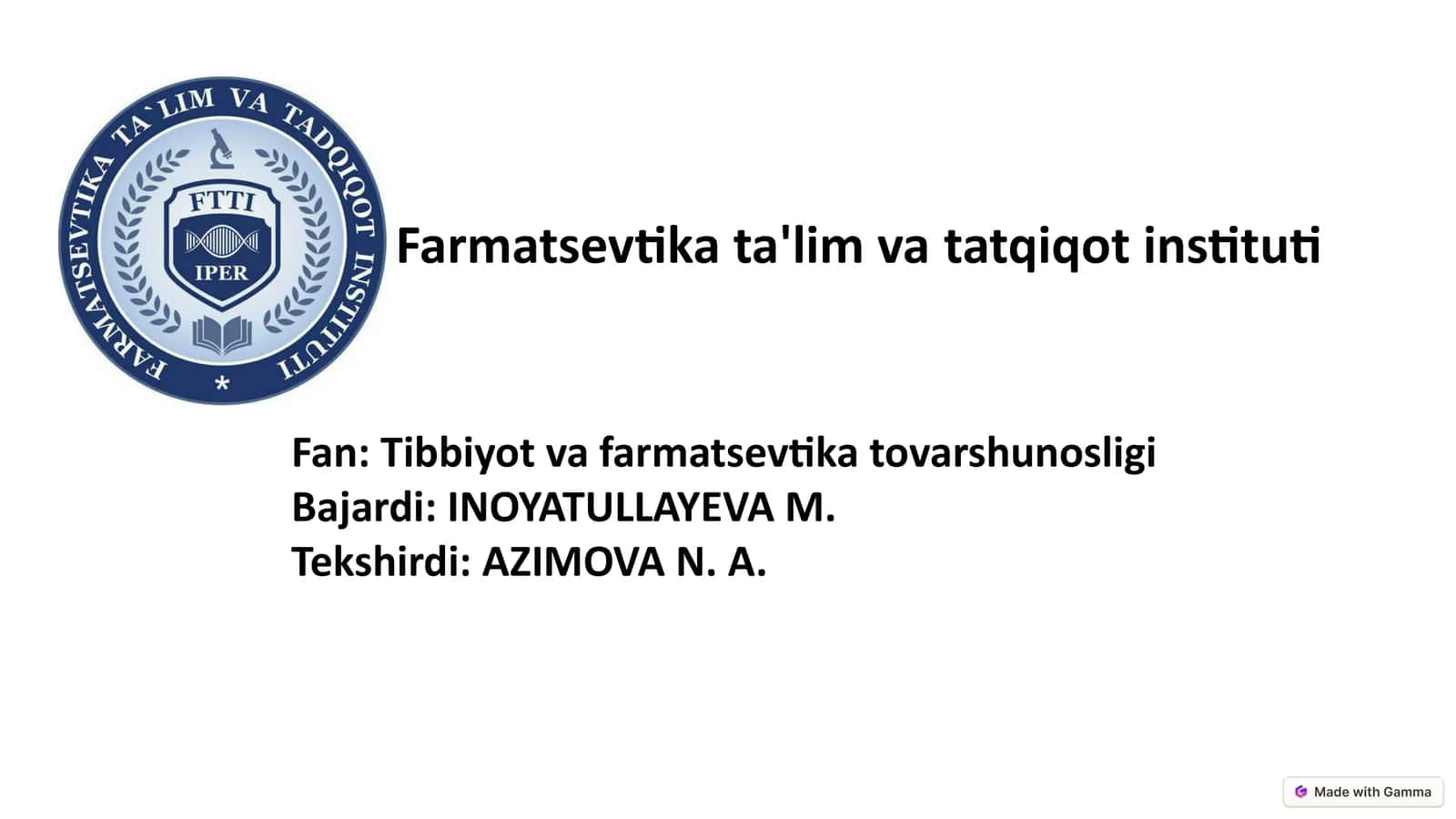 Zamonaviy Farmatsevtika Tovarlari Bozori: Rivojlanish Tendensiyalari 1