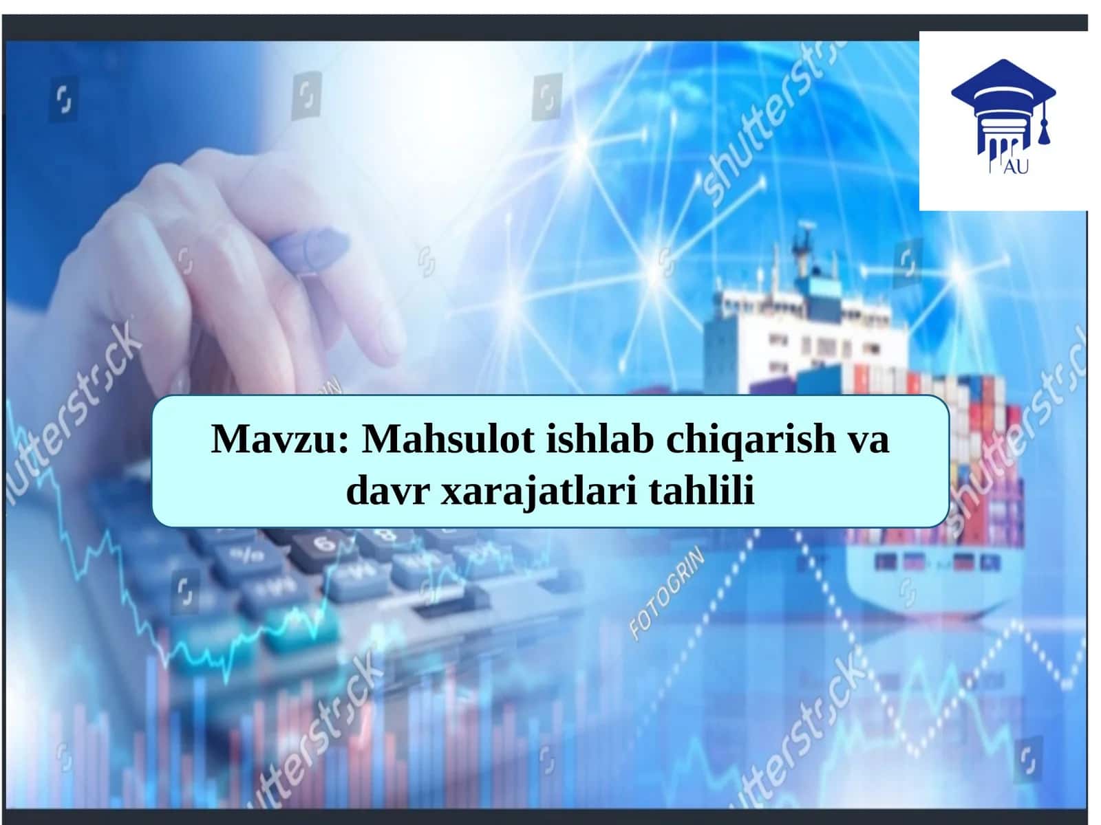 Mahsulot ishlab chiqarish va darajatlarini tahlil qilish 1