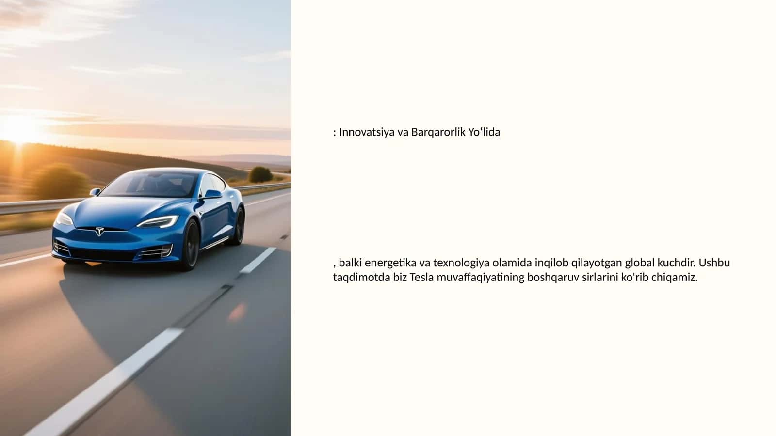 Tesla Tarixi va Missiyasi 1