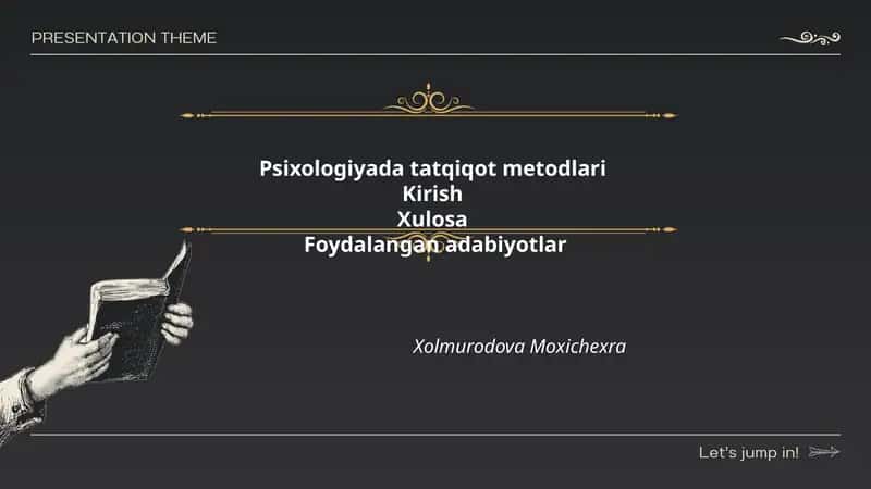 Psixologiyada tatqiqot metodlari 1