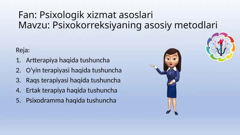 Psixologik xizmat asoslari 1