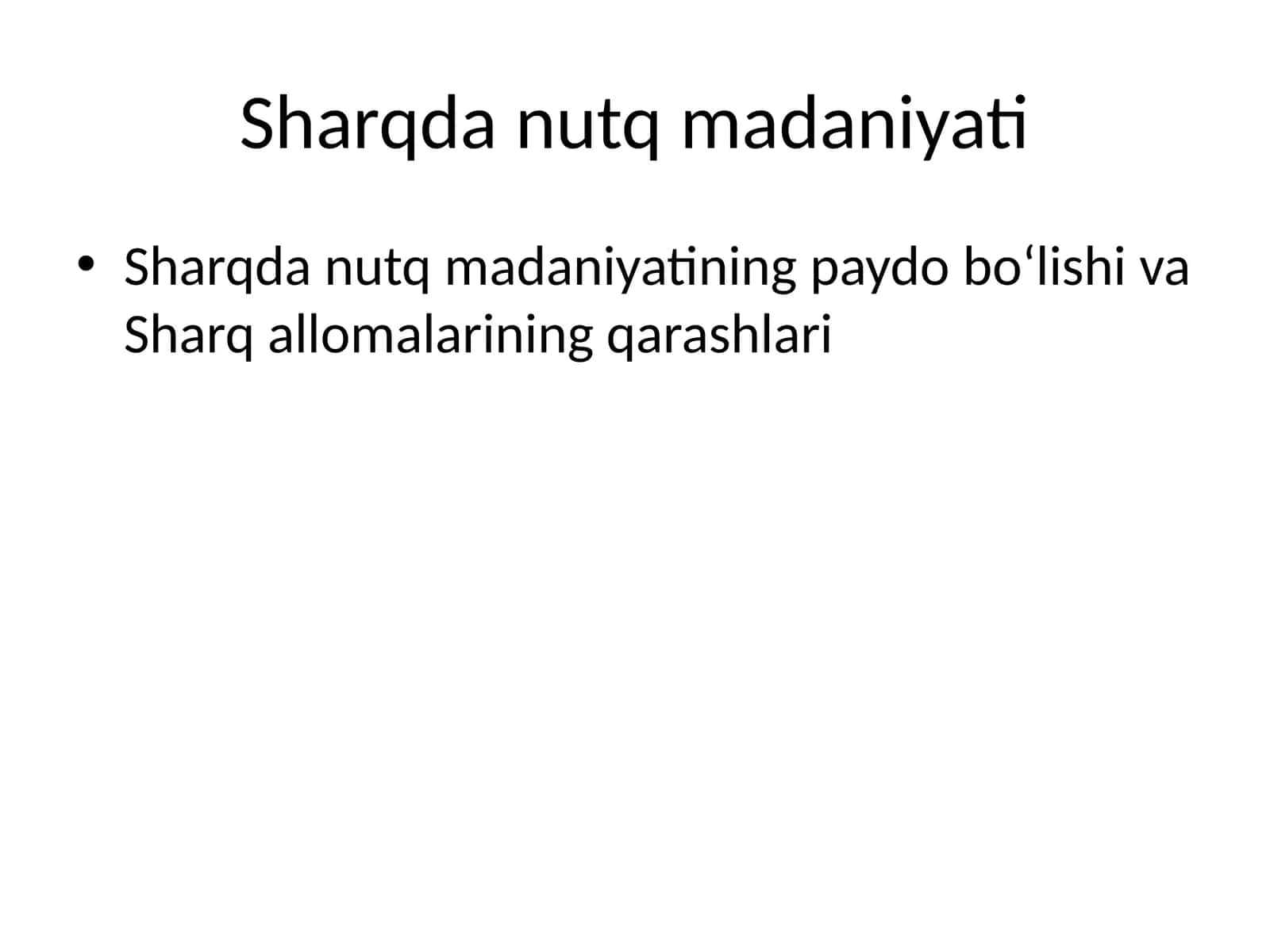 Sharqdan utqmadaniyati 1