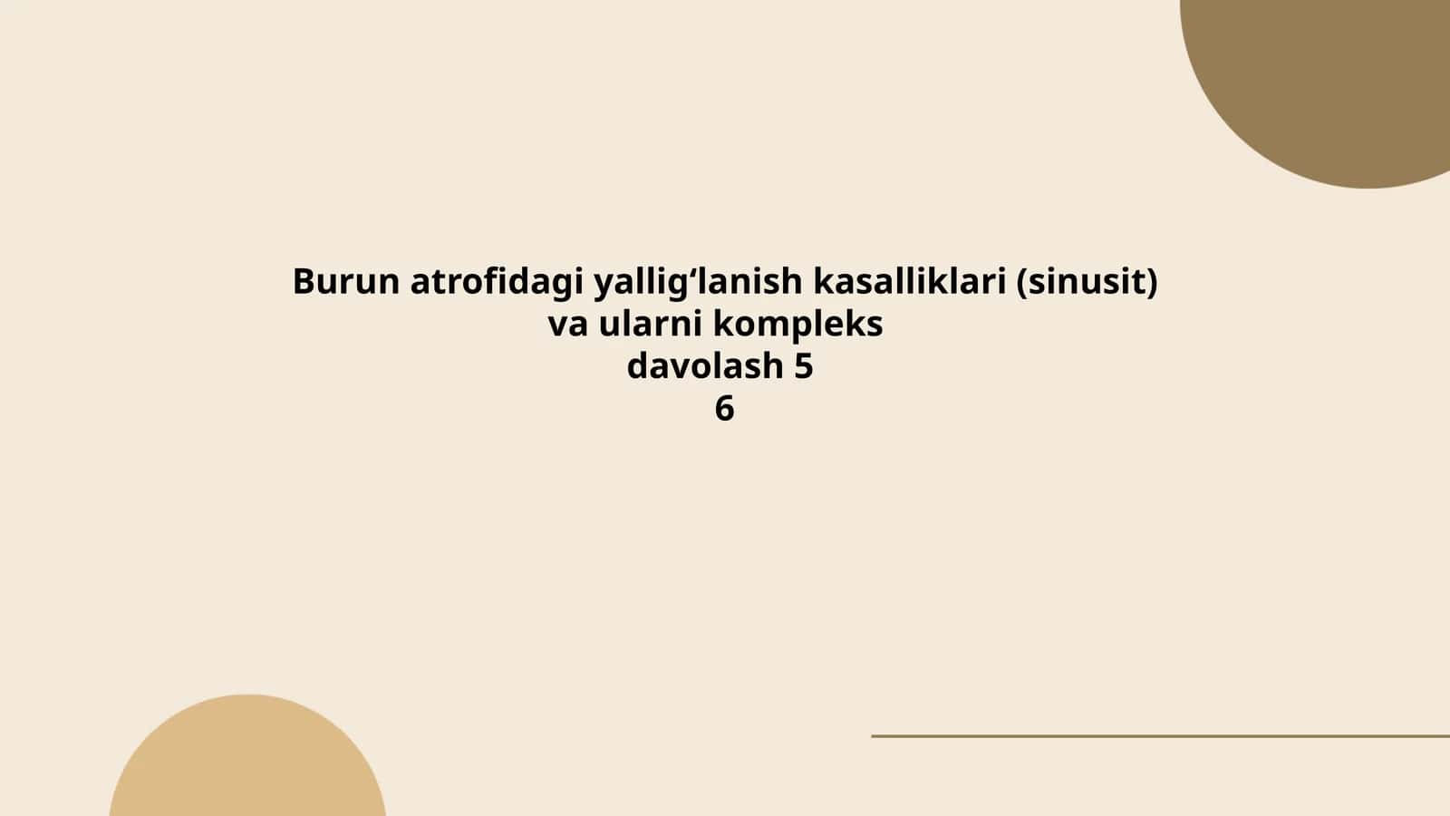 Sinusitning yallig'lanishi va davolash usullari 1