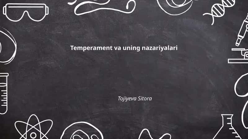 Temperament va uning nazariyalari 1