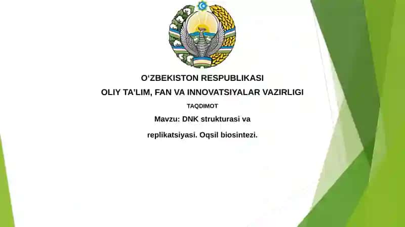 DNKstrukturasivareplikatsiyasi