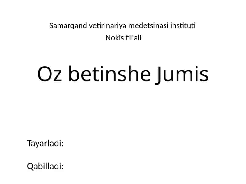 Radiobiologik Veterinariya Sanitariya Ekspertiza 1