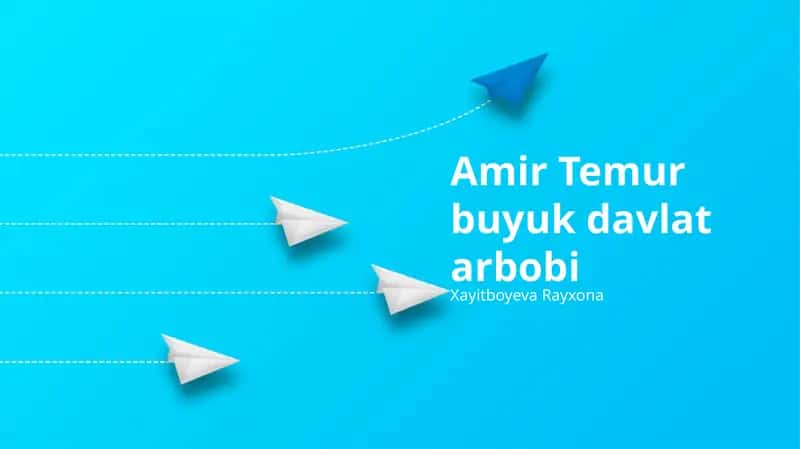 Amir Temur buyuk davlat arbobi 1