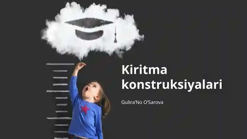 Kiritma konstruksiyalari