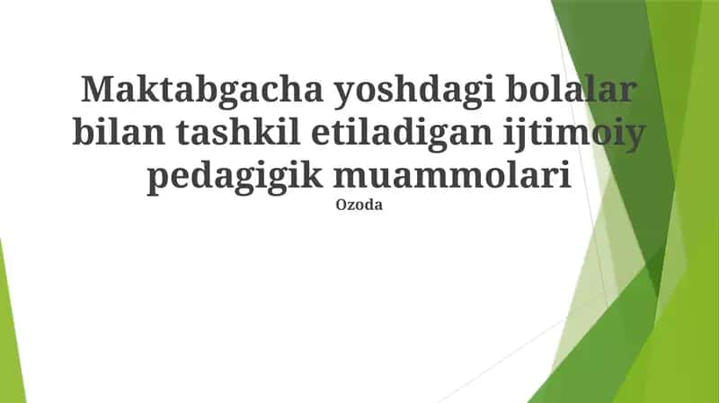 Yosh bolalardagi xavotir va qo'rqinch 1