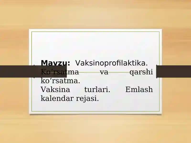 Vaksinoprofilaktika