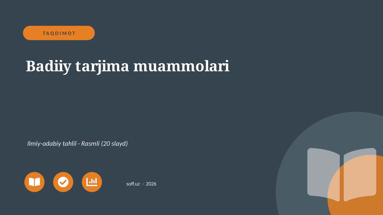 Badiiy tarjima muammolari 1