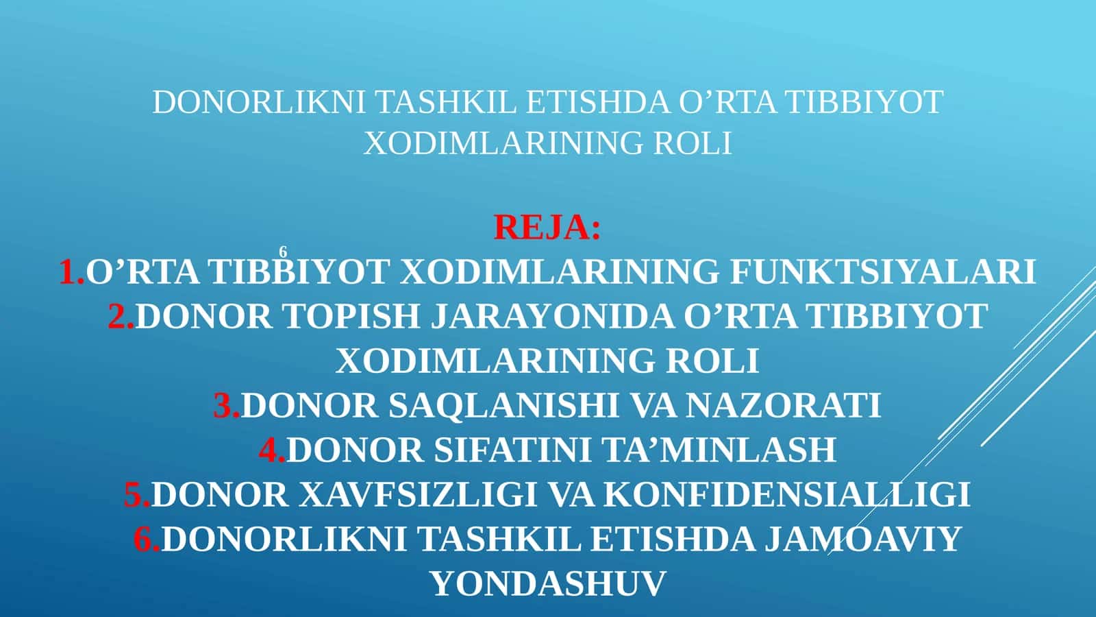 Donorlikni Tashkil etishda O'rta Tibbiyot Xodimlarning Roli 1