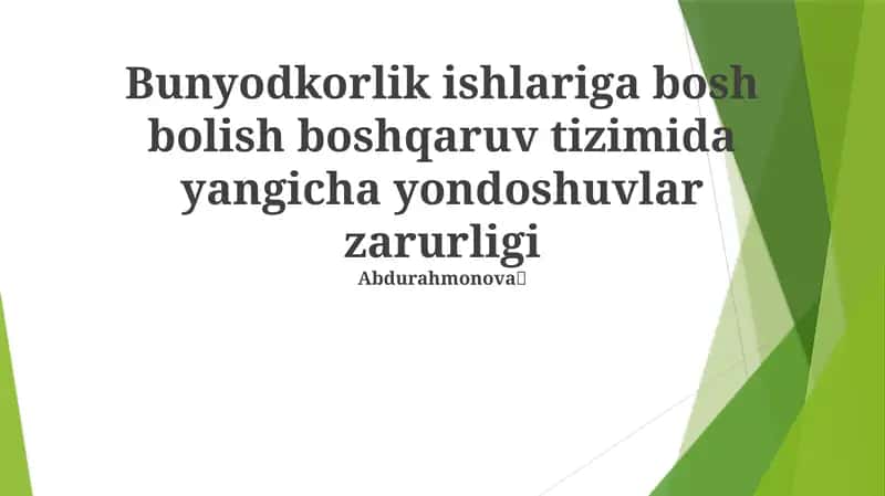 Kelajakni O'zgartirish: Zamonaviy Qurilish Boshqaruv Tizimlarini Joriy etish 1