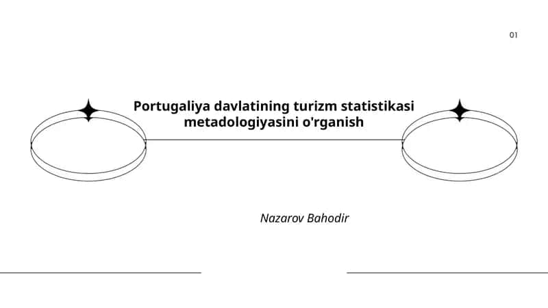 Portugaliya davlatining turizm statistikasi metadologiyasini o'rganish 1