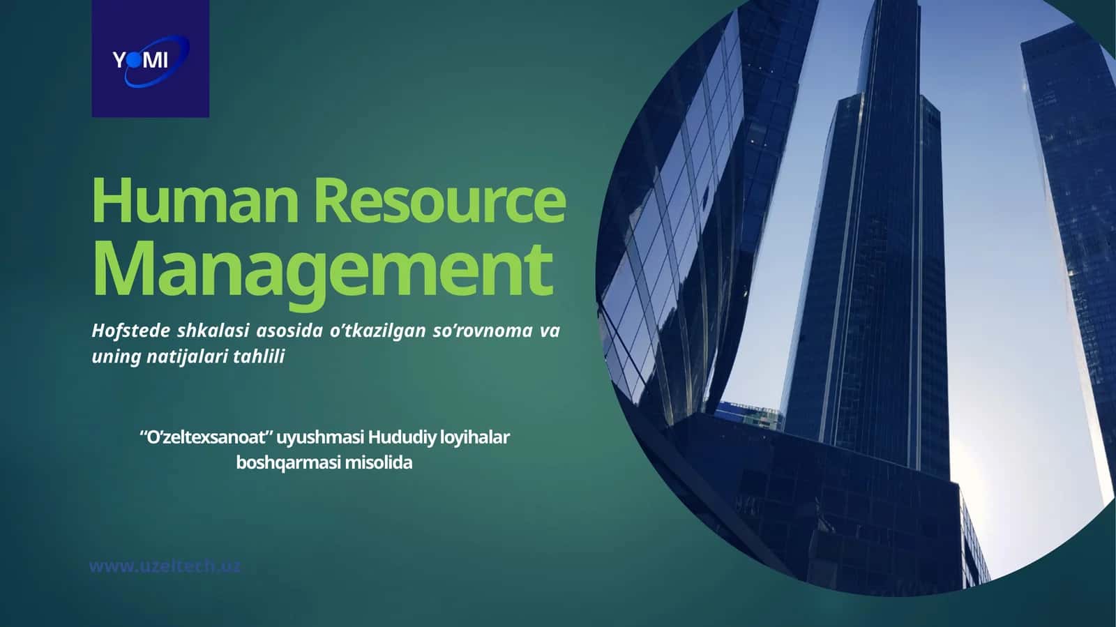 Human Resource Management Hofstedeshkalasiasosidao’tkazilganso’rovnomavauningnatijalaritahlili 1