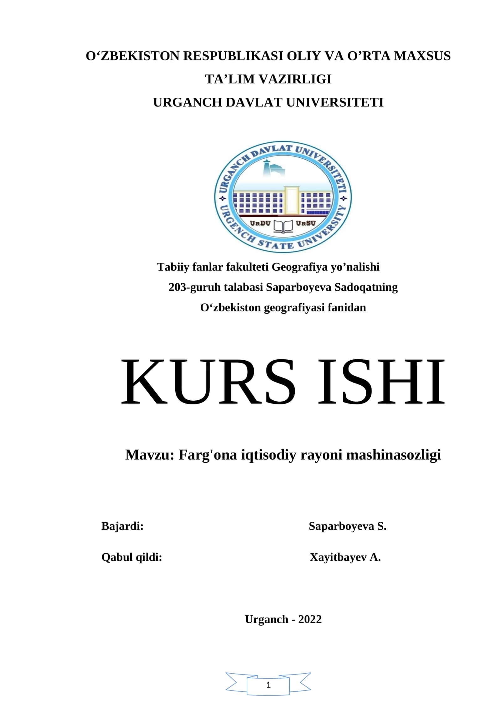 Farg'ona iqtisodiy rayoni mashinasozligi 1