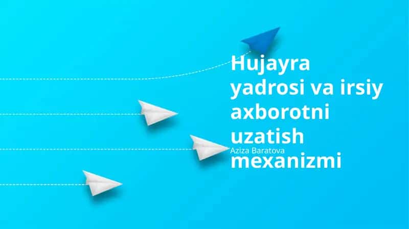 DNT replikatsiyasi va ta'miri 1