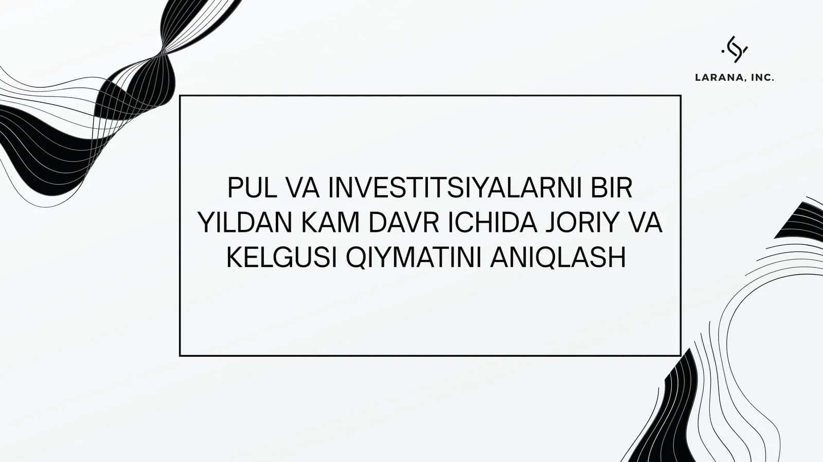 INVESTITSIYALAR: IQTISODIY MAZMUNI, MOHIYATI VA TAFSIFLANISHI (TURLARI) 1