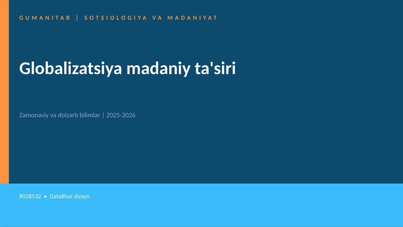 Globalizatsiya madaniy ta'siri 1
