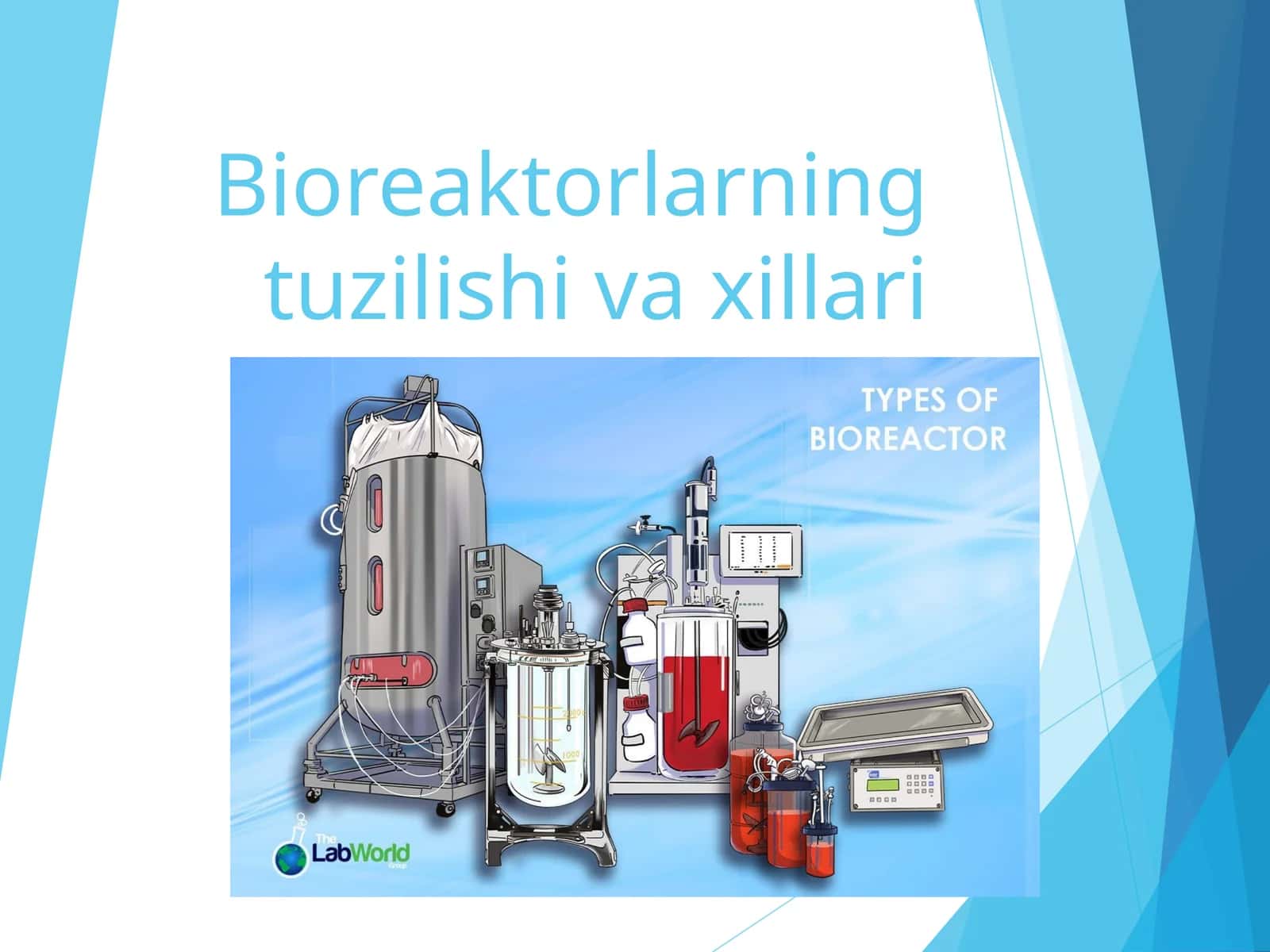 Bioreaktorlarning tuzilishi va xillari 1