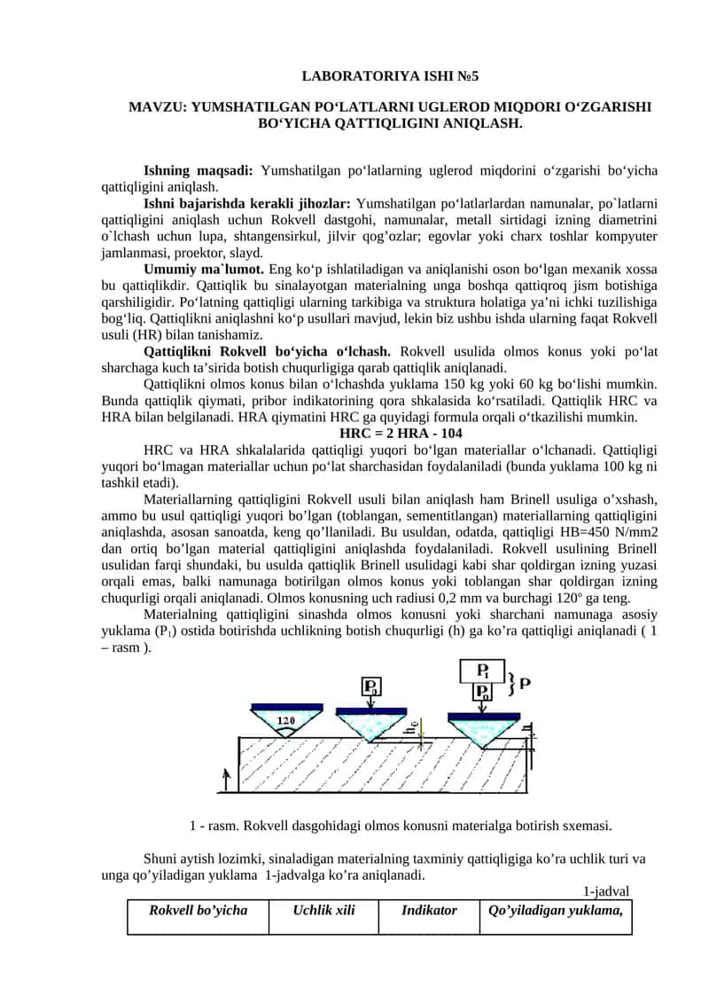 LABORATORIYA ISHI №5 1