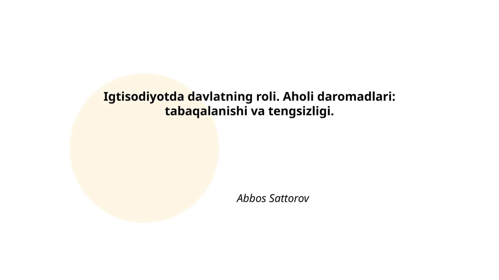 Davlatning iqtisodiyotdagi roli 1