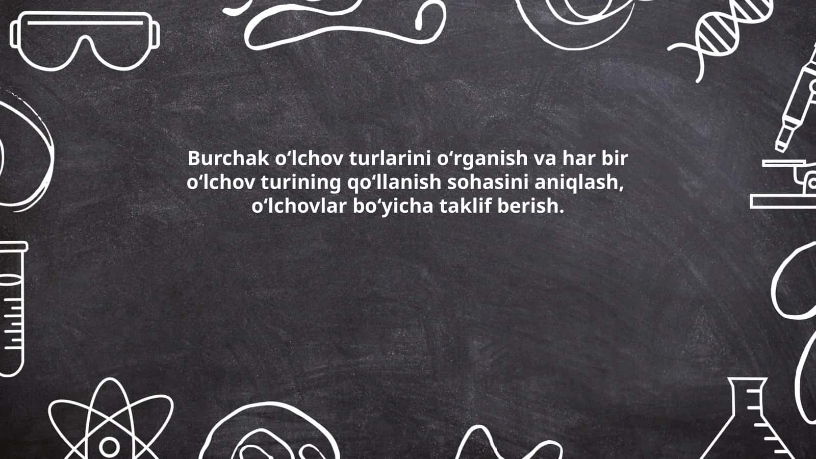 Burchak oʻlchov turlari 1