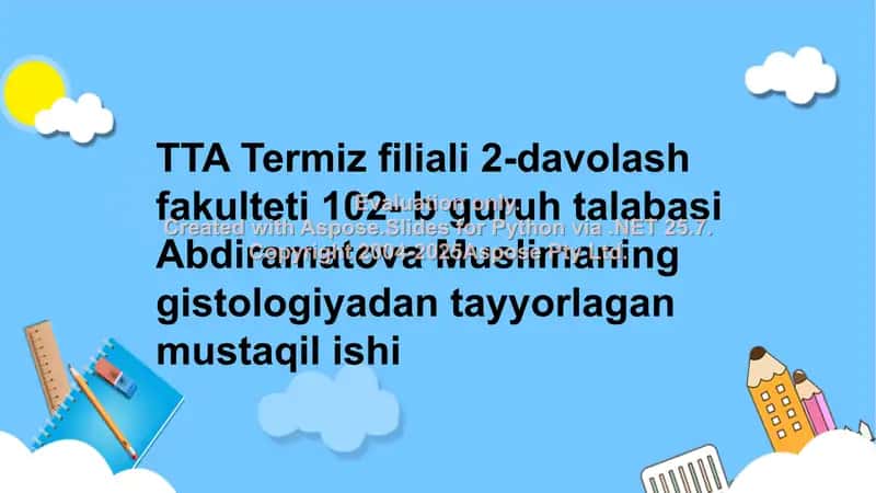 Hujayra apoptozi va uning biologik ahamiyati 1