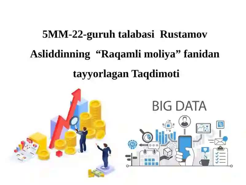 "Raqamli moliya"
