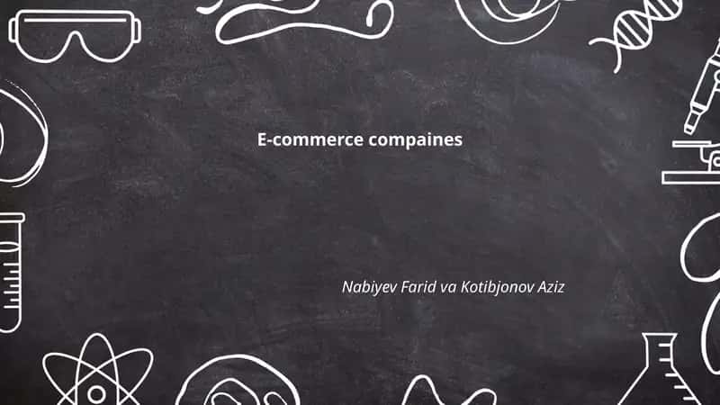 Major e-commerce Company Business Models 1