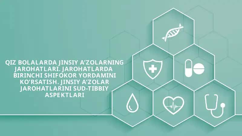 QIZ BOLALARDA JINSIY A’ZOLARNING JAROHATLARI. JAROHATLARDA BIRINCHI SHIFOKOR YORDAMINI KO’RSATISH 1