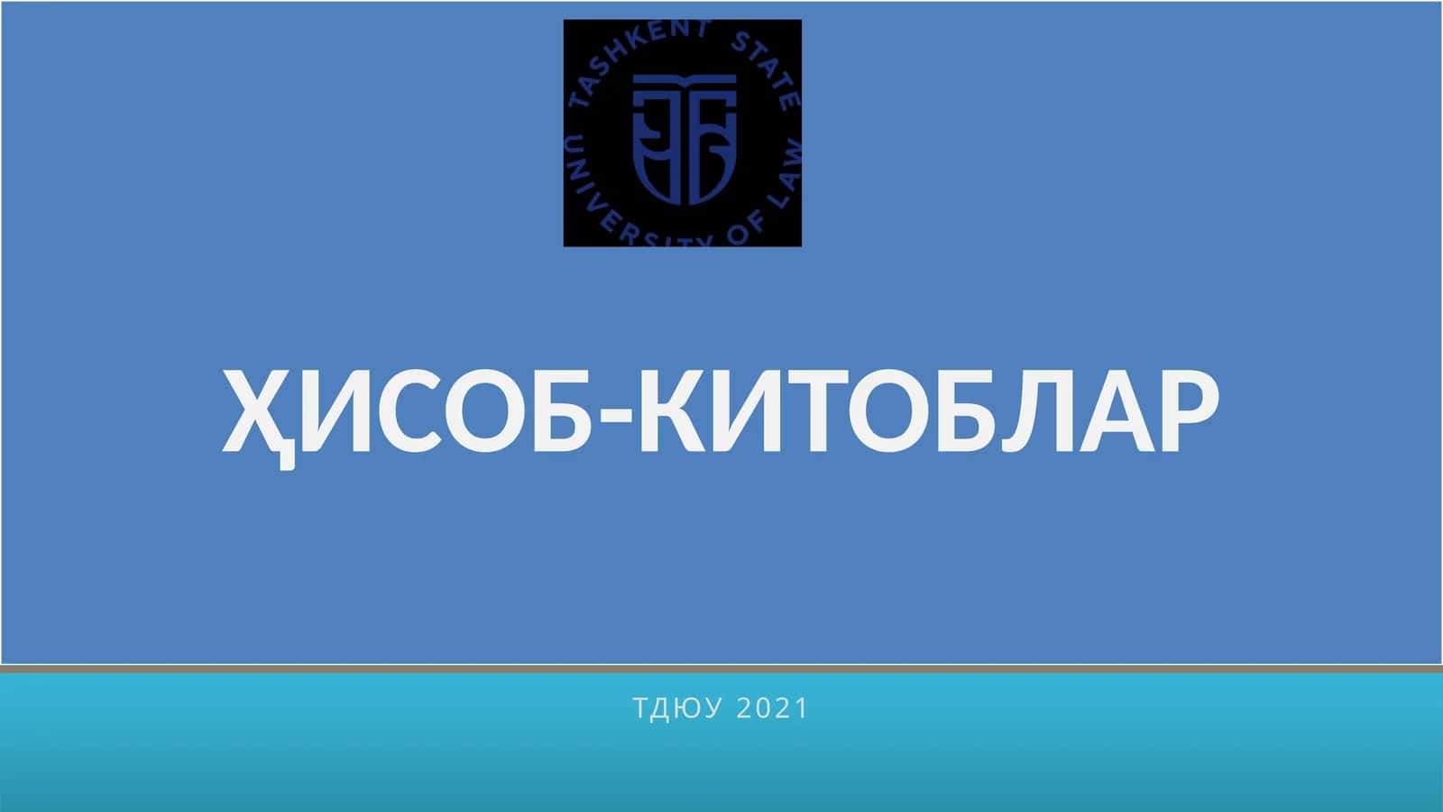 ҲИСОБ-КИТОБЛАР 1