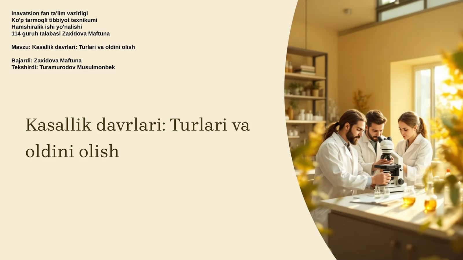 Kasallik davrlari: Turlari va oldini olish 1