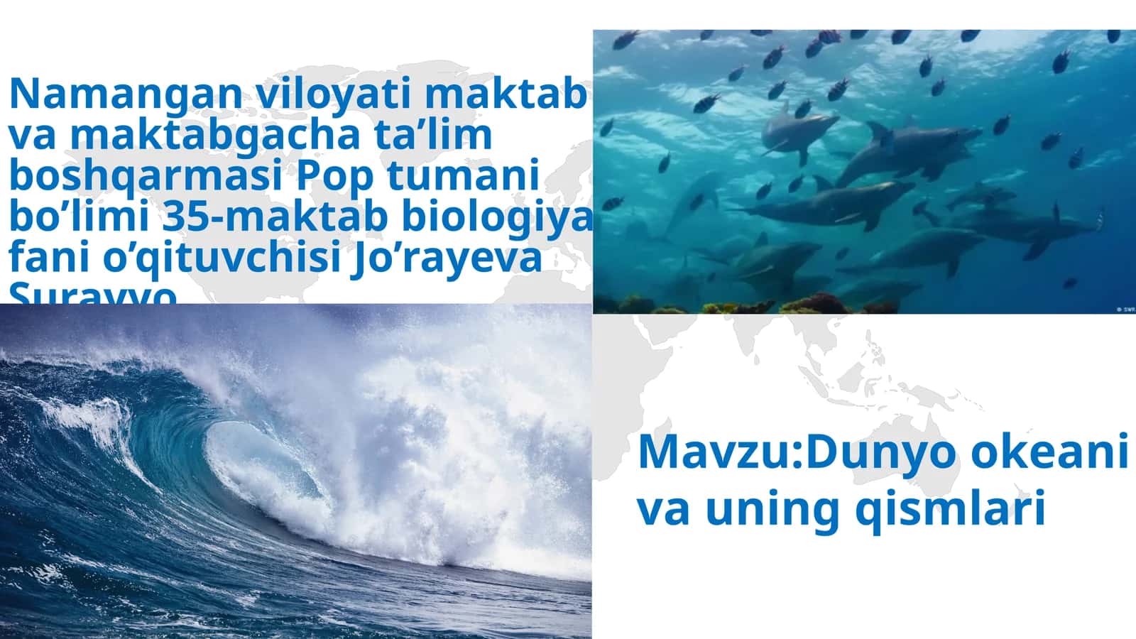 Dunyo okeani va uning qismlari 1