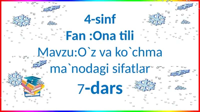 O`zvako`chmama`nodagisifatlar 1