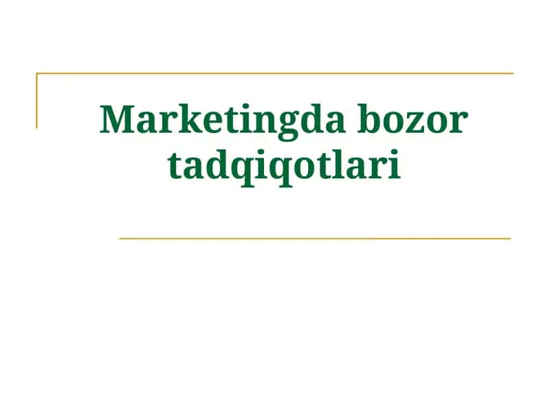 Marketingdabozortadqiqotlari 1