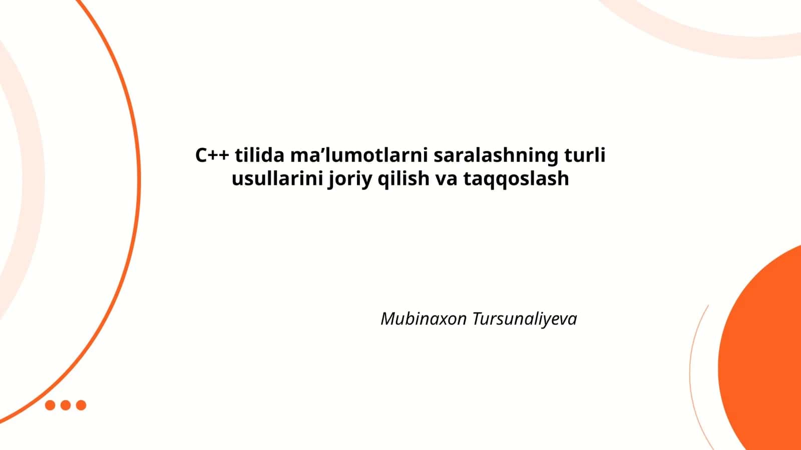 Tanlab saralash usuli (Selection Sort) 1
