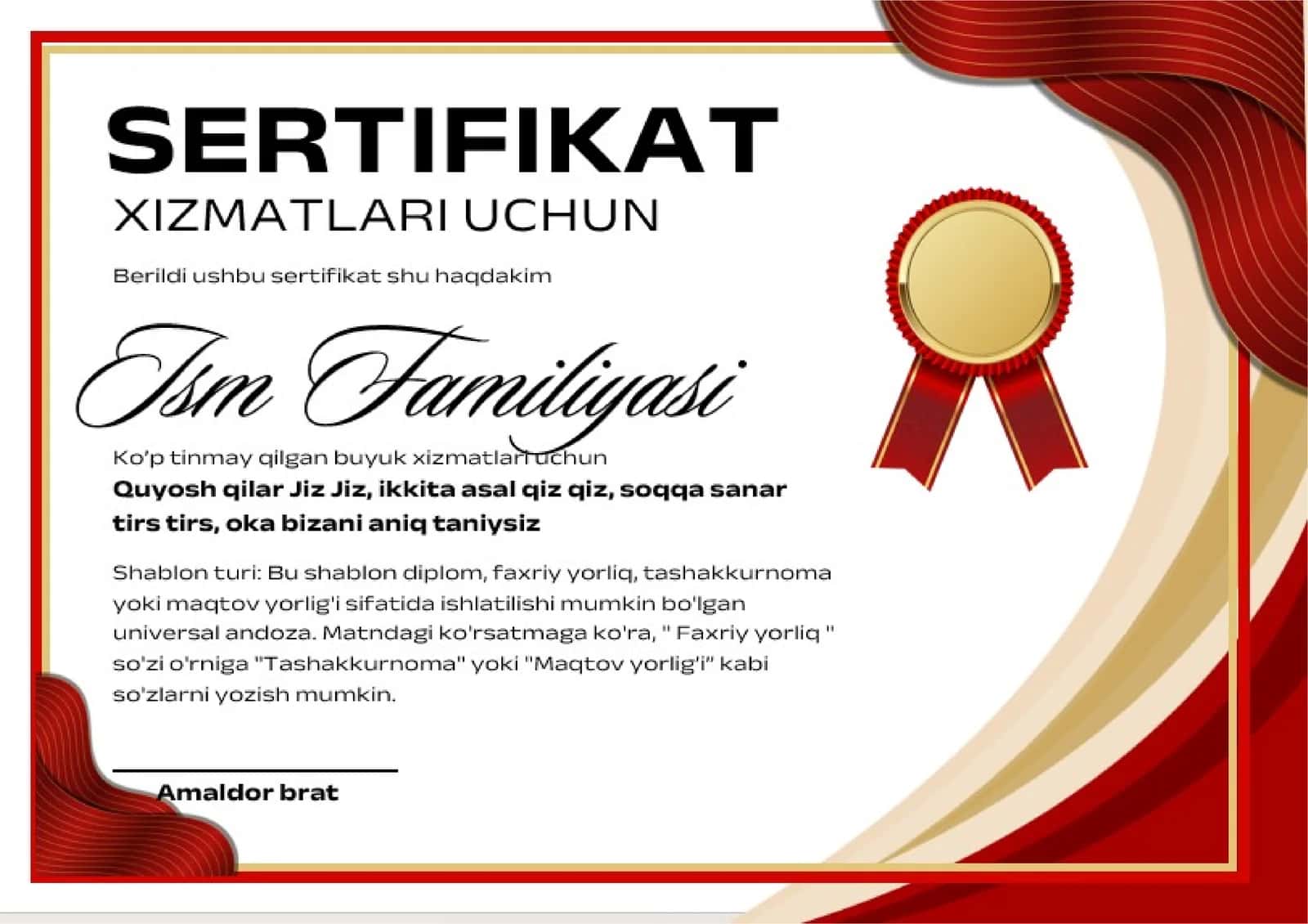 SERTIFIKAT XIZMATLARI UCHUN 1